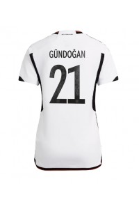 Duitsland Ilkay Gundogan #21 Voetbaltruitje Thuis tenue Dames WK 2022 Korte Mouw